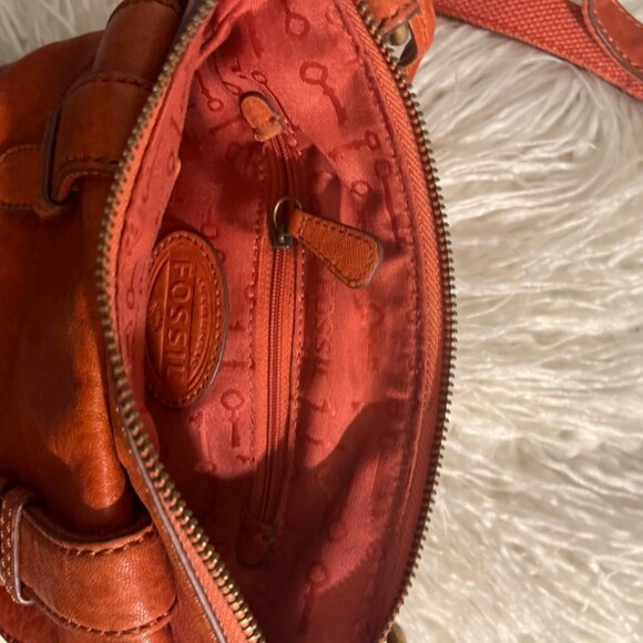 Fossil Leather Crossbody Bag - Picture 2 of 3